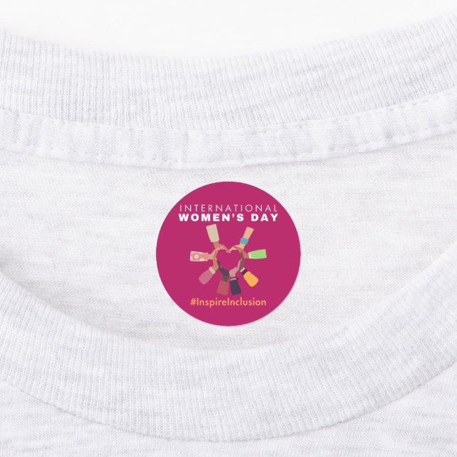 Étiquettes Inspirer l'inclusion Journée internationale de la  (Apposé)