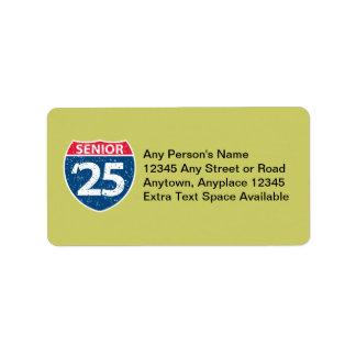 Étiquettes Interstate Senior '25