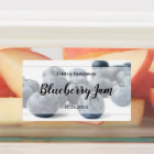 Jar de confiture de bleuets frais et moderne