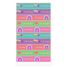 Je suis des autocollants d'affirmations