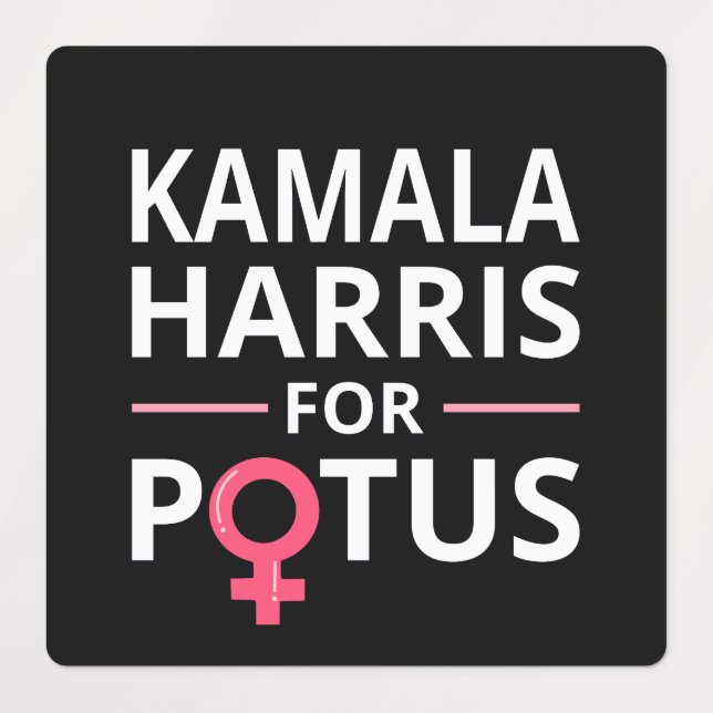 Étiquettes Kamala Harris pour POTUS I (Design 1)