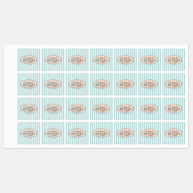 Étiquettes Le Beau Stitch (Feuille)