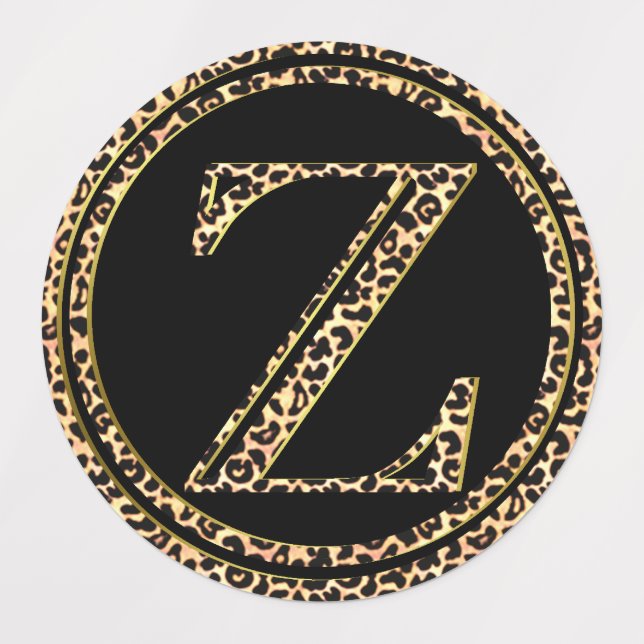 Étiquettes Leopard Z (Design 3)