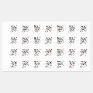 Étiquettes Life is Better With a Cat quote slogan