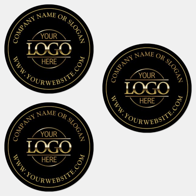 Étiquettes Logo d'entreprise minimaliste Promotion d'entrepri (Groupe)
