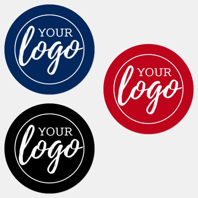 Étiquettes Logo d'entreprise uniquement avec arrière - plan b (Groupe)