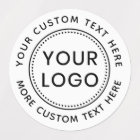 Logo personnalisé et vêtements en tissu rond de te