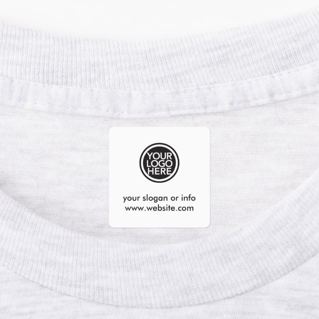 Étiquettes Logo promotionnel personnalisé (Apposé)