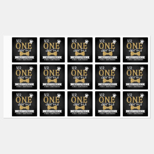 Étiquettes M. ONEderful 1st Birthday Party Favor