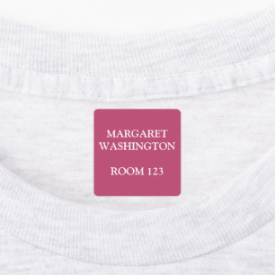 Étiquettes Maison Résidentielle Personnalisée Fer Rose Sur Le