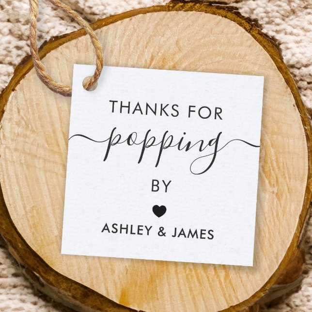 Étiquettes Merci d'être passé, Étiquette de mariag (Créateur téléchargé)