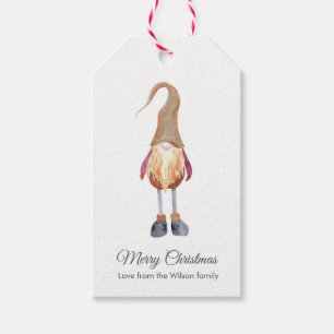 Étiquettes mignonnes de cadeau d'Elf de Noël