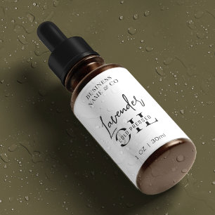 Étiquettes Minimaliste 1 OZ Bouteille de soins à l'eau Étique