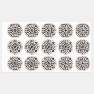 Étiquettes mosaïque andalucia