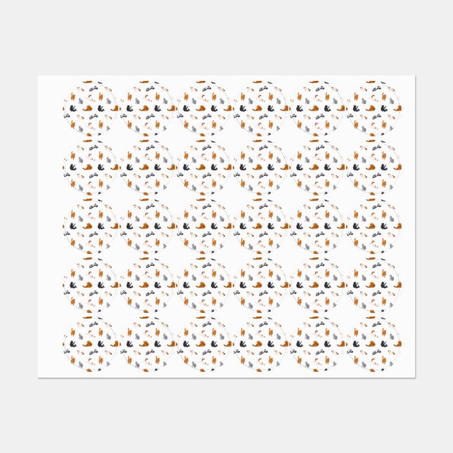 Étiquettes Motif (Feuille)