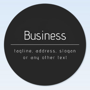 Étiquettes Nom commercial minimal moderne et autres informati