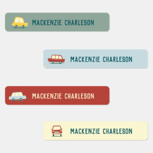 Étiquettes Nom de la voiture