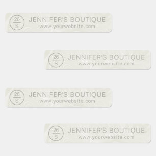 Étiquettes Nom de l'entreprise Taille des vêtements Balises M