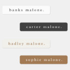 Nom simple Boho Rainbow Waterproof