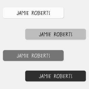 Étiquettes Nom simple pour enfants étanche