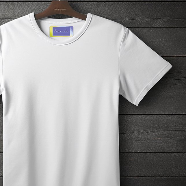 Étiquettes Nom vert pourpre de chaux dégradé (Créateur téléchargé)