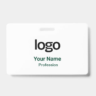 Étiquettes Nominatives Badges Vert Foncé