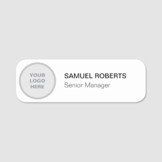 Étiquettes nominatives personnalisées avec logo -