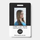 Étiquettes nominatives pour employés Badge ID