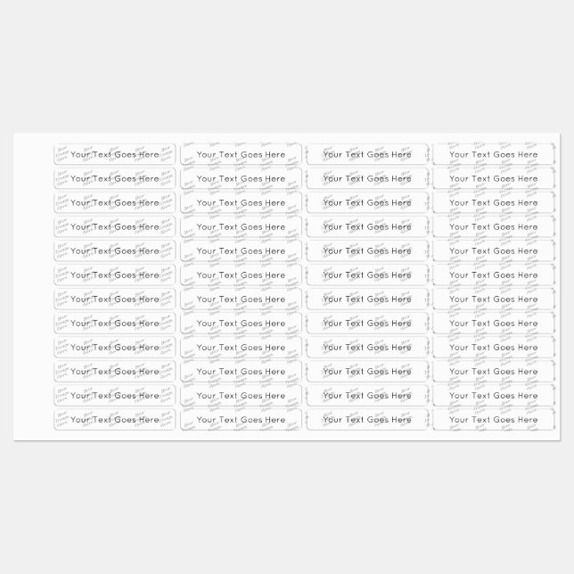 Étiquettes Nouveaux articles personnalisables (Feuille)