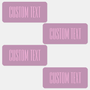 Étiquettes Pastel Purple & Pink clair   Texte modifiable mode