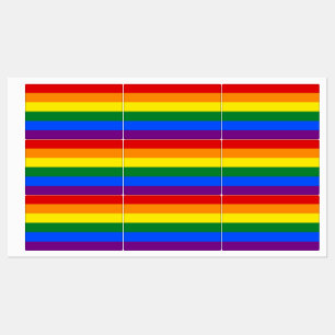 Étiquettes patriotiques avec drapeau de la communa