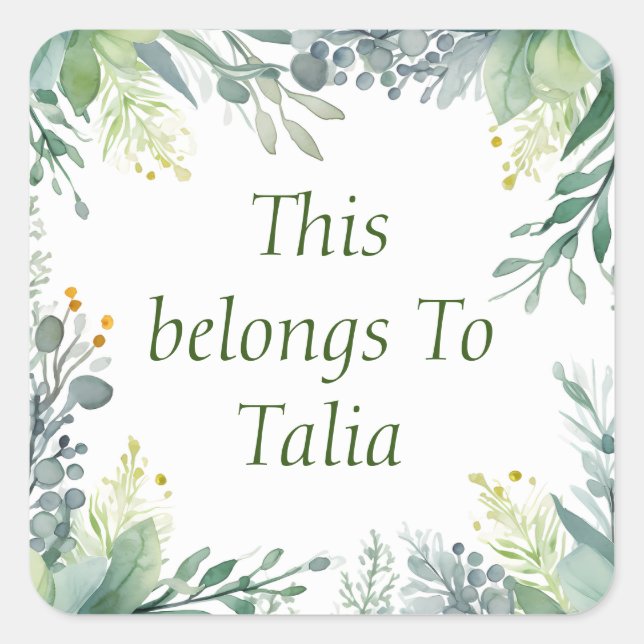 Étiquettes personnalisés (Devant)