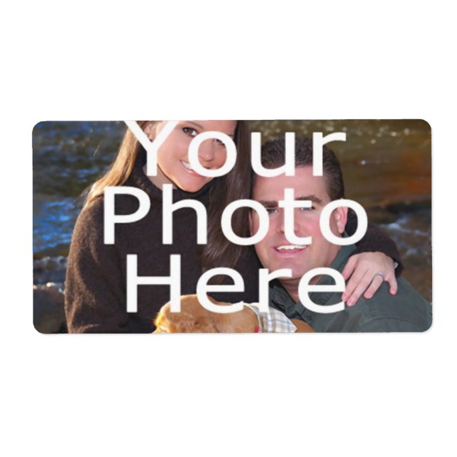 Étiquettes photo personnalisés (Devant)