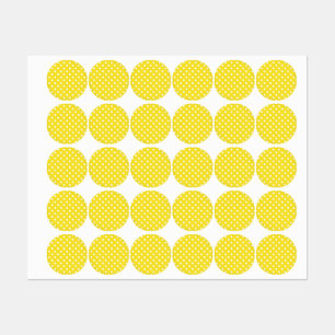 Étiquettes Polka dot