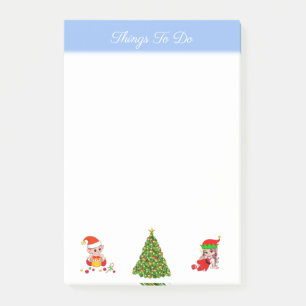 Étiquettes Post-it Choses à Faire Arbre de Noël et