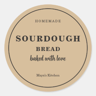 Étiquettes pour bâtonnets de pain au levain