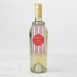 Étiquettes Pour Bouteilles Amour Et Joie Venez À Vous Fête Des Fêtes Faveur