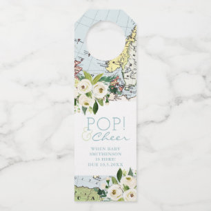 Étiquettes Pour Bouteilles Baby shower Voyage Pop Cheer Bottle Favoriser
