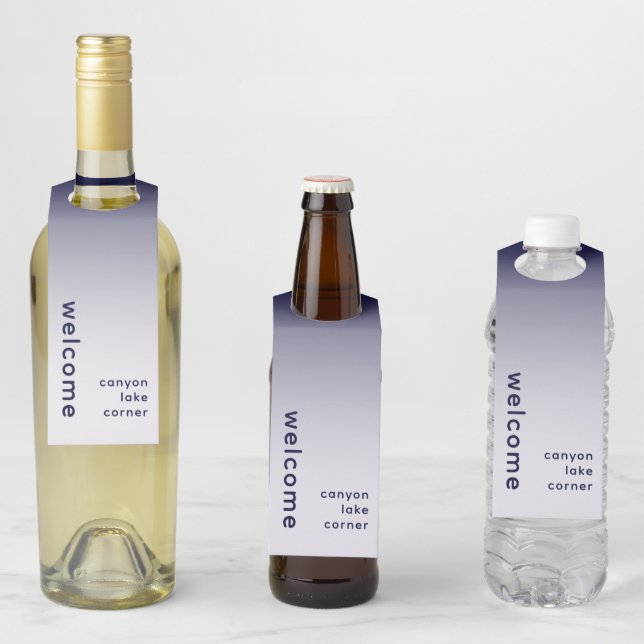Étiquettes Pour Bouteilles Balise de fermeture minimale de la bouteille de la (En situation)