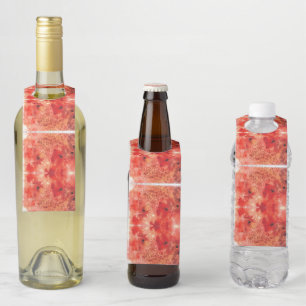 Étiquettes Pour Bouteilles Braises Se Déployant
