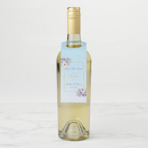 Étiquettes Pour Bouteilles Cadres Et Fleurs