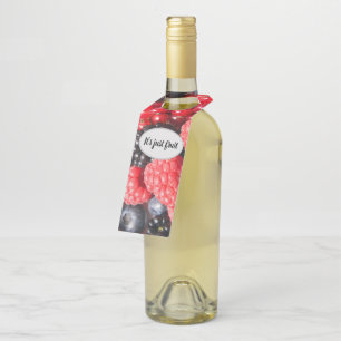 Étiquettes Pour Bouteilles C'est juste des fruits frais photo avec texte