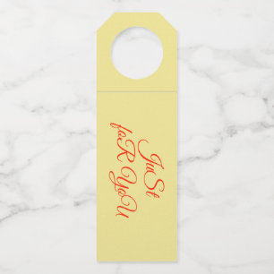 Étiquettes Pour Bouteilles cintre à bouteille - Juste pour vous. .. Avec amou