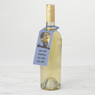 Étiquettes Pour Bouteilles Coup d'oeil mignon une birdie de huer