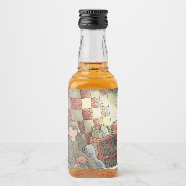 ÉTIQUETTES POUR BOUTEILLES DE LIQUEUR さやしにじ (Devant)