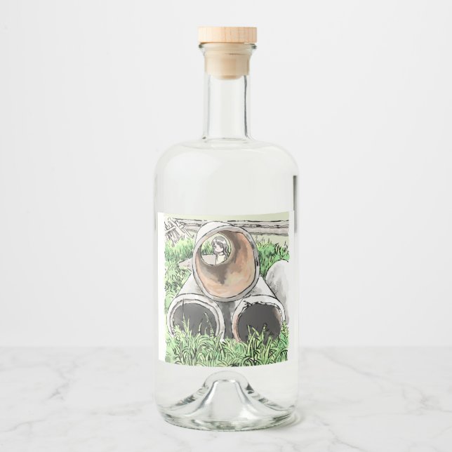 ÉTIQUETTES POUR BOUTEILLES DE LIQUEUR されなやじ (Devant)