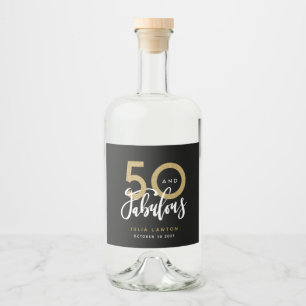 Étiquettes Pour Bouteilles De Liqueur 50 et fabuleuse soirée design
