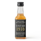 50e anniversaire vintage Fête Favour Noir