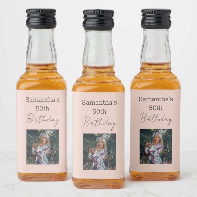 Étiquettes Pour Bouteilles De Liqueur Âgé à la perfection vin 50e anniversaire (Bouteilles)