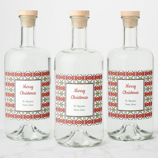 Étiquettes Pour Bouteilles De Liqueur Angusina (Bouteilles)